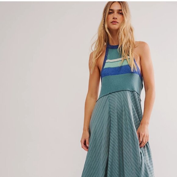 Brand New Free People Surf's Up Maxi Dress - Picture 1 of 4